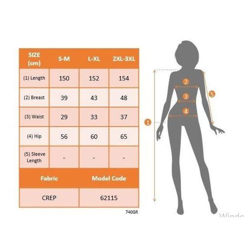 Kadın Askılı Kruvaze Yakalı önü Volanlı Uzun Krep Elbise