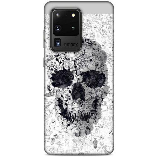 Samsung Galaxy S20 Ultra Uyumlu Kılıf Motorsiklet (26) Tpu Silikon Kılıf İskelet
