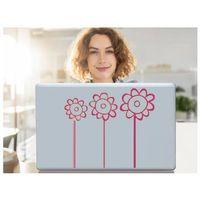 2 Adet Defter Sticker,Laptop Sticker  Pembe Papatyalı Pvc 48X33X0,5Cm