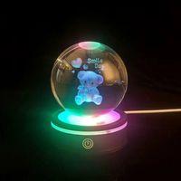 Usb'li Ayıcık Tasarımlı Dönen Cam Küre