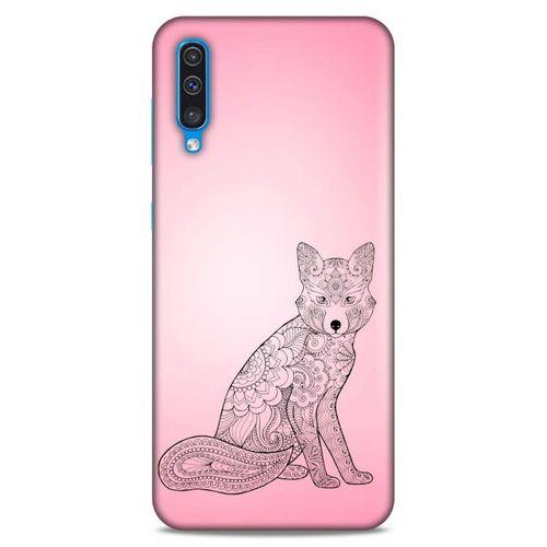 Lopard Samsung Galaxy A30s Uyumlu Kılıf Tattoo's (42) Rugged Armor Kılıf Pembe Dövme