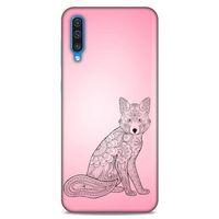 Lopard Samsung Galaxy A30s Uyumlu Kılıf Tattoo's (42) Rugged Armor Kılıf Pembe Dövme