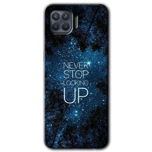 Oppo Reno 4 Lite Kılıf HD Desen Baskılı Arka Kapak + Temperli Cam - Stars Wallpaper