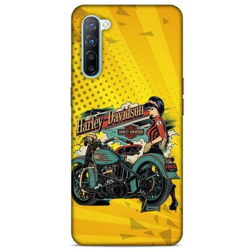Oppo Reno 3 Uyumlu Kılıf Motorsiklet (44) Tough Armor Kılıf Harley