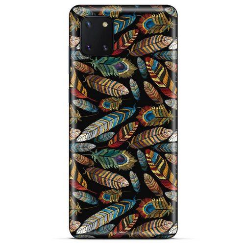 Huawei Y5P Kılıf Desenli Özel Seri Tüyler (28) Arka Kapak