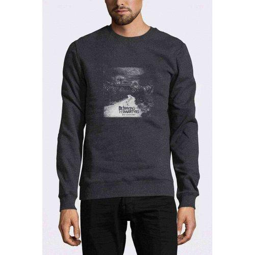 Bat Country Betraying The Martyrs Baskılı Füme Antrasit Erkek Sweatshirt