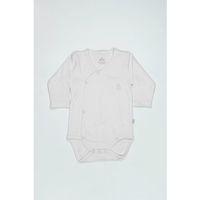 Organik Natural Basic Style Kruvaze Uzun Kol Body BS17102 Beyaz