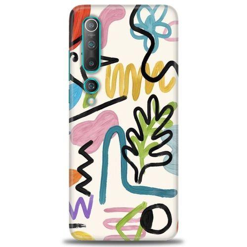 Xiaomi Mi 10 Kılıf HD Baskılı Kılıf - Çizimler + Tam Ekran Koruyucu