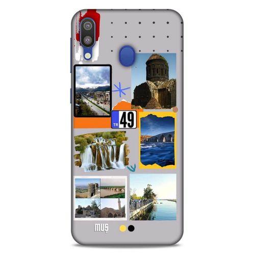 Lopard Samsung Galaxy M20 Uyumlu Kılıf Şehirli ※ (49) Muş Ultra Silikon Kılıf