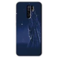 Xiaomi Redmi 9 Kılıf HD Desen Baskılı Arka Kapak+Temperli Cam - Gecenin Kraliçesi