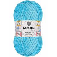 1 Adet Yumurcak Kadife El Örgü İpi Turkuaz K515