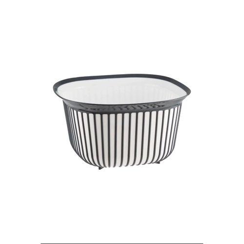 Linea Kare Çizgi Desenli Kase 4 Lt Royaleks-BNM-3712