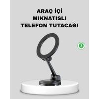 Katlanır Manyetik Araç İçi Telefon Tutucu – 360° Dönebilen, Magsafe Uyumlu, Güçlü Mıknatıslı Tasarım