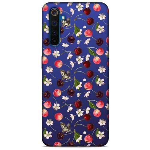 Frutix Kiraz 02 Oppo Realme 6 Pro Kılıf Desenli Silikon