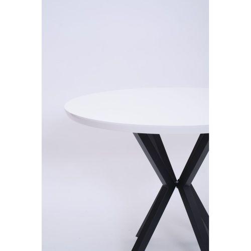 Göksu Yuvarlak Lak Panel Mutfak Masası 100cm