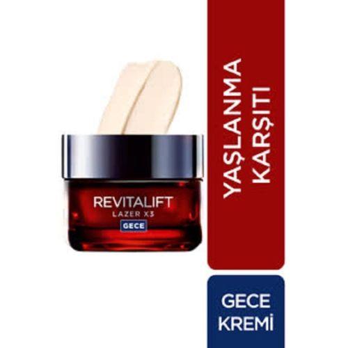 L'Oreal Paris Revitalift Lazer X3 Yoğun Yaşlanma Karşıtı Gündüz Bakım Kremi Gece Bakım Kremi 50 ml