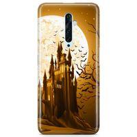 Oppo Reno2 Z 2019 Kılıf Dolunay Arka Kapak Koruma Desenli Full Koruyucu