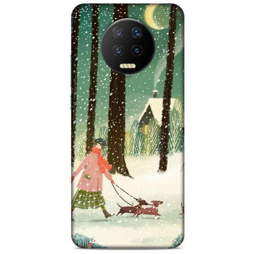 Lopard İnfinix Note 7 Uyumlu Kılıf SnowiX (39) Liquid Crystal Kılıf
