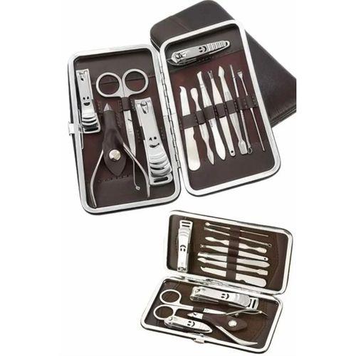 12 Parça Manikür Pedikür Seti Tırnak Bakımı Nasır Temizleme El Ayak Bakımı