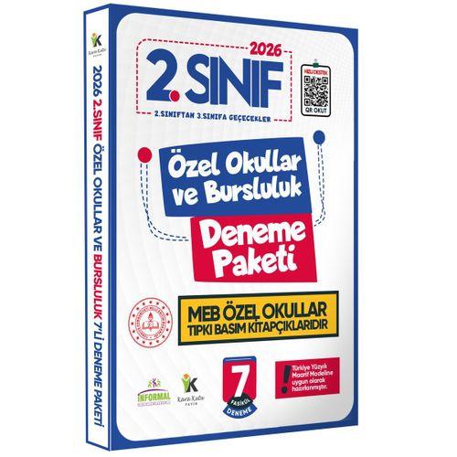 2026 2 Sınıf Özel Okullar ve Bursluluk Hazırlık MEB Tıpkı Basım Deneme 6lı Fasikül SETİ