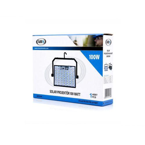 100W Güneş Enerjili LED Işık (Solar) - Dış Mekan & Kamp