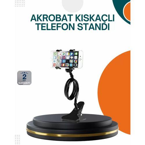 Eller Serbest Kullanım Sağlayan Masaüstü Telefon Tutucu
