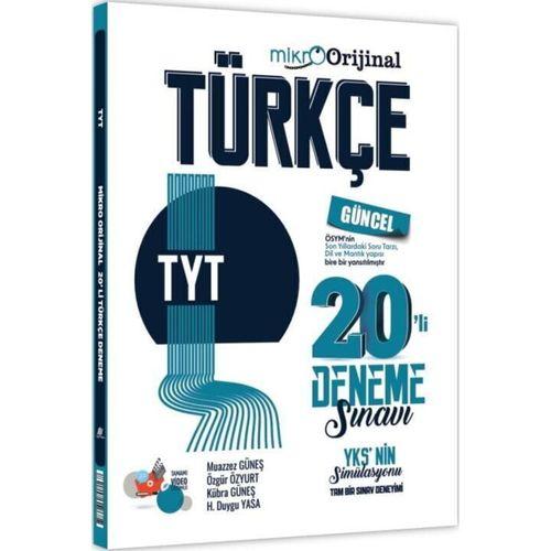 TYT Türkçe 20 li Deneme Sınavı Orijinal Mikro