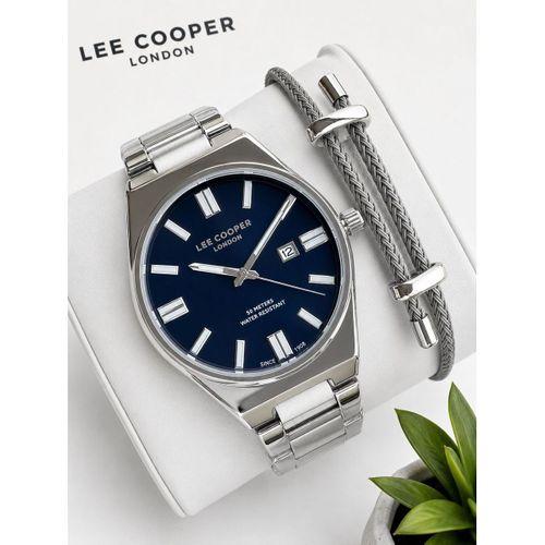 Lee Cooper 2 Yıl Garantili Takvimli Kadran Bileklik Hediyeli  Erkek Kol Saati E8325.390