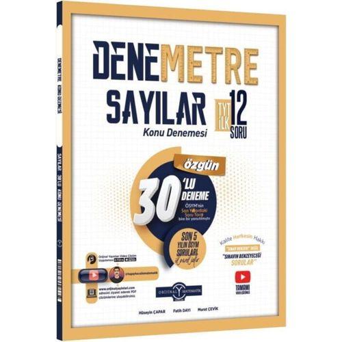 TYT Sayılar Denemetre 30 lu Konu Denemesi Orijinal Yayınları