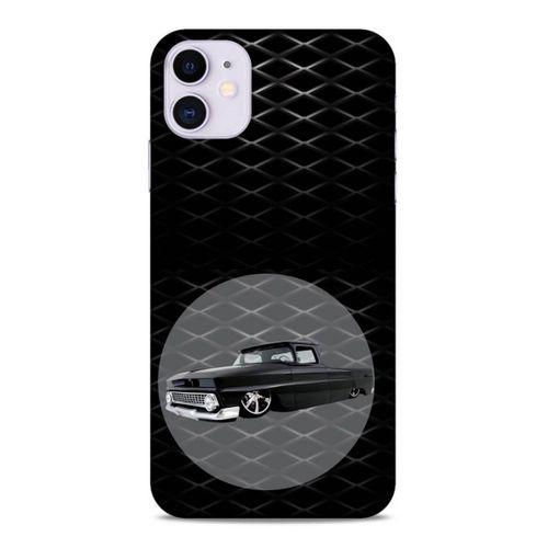 Lopard Apple Iphone 11 Uyumlu Kılıf PickUpX (49) Ultra Silikon Kılıf Simsiyah