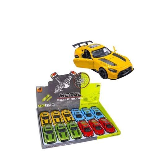 Eğitici Oyuncak KM36201C-1-2-3-4 Vardem Çek Bırak Metal Araba  1:36