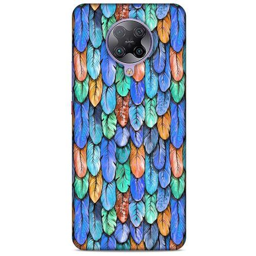 Xiaomi Poco F2 Pro Kılıf Desenli Özel Seri Tüyler (37) Silicone Cover