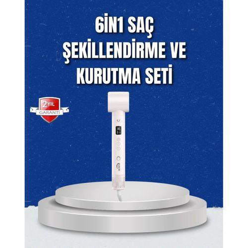 Negatif İyon Teknolojili 6-in-1 Profesyonel Saç Şekillendirici