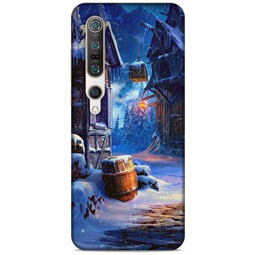 Xiaomi Mi 10 Pro Kılıf Snowix (46) Core Armor Kılıf Kahverengi Mavi