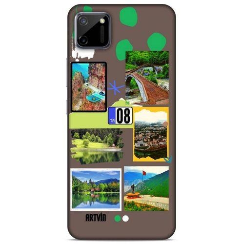 Lopard Oppo Realme C11 Uyumlu Kılıf Şehirli ※ (8) Artvin Baskılı Kılıf