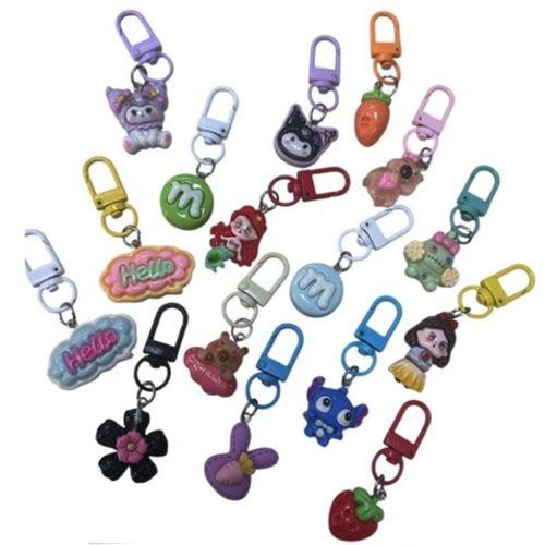 Fermuar Süsü Karışık - 4 adet