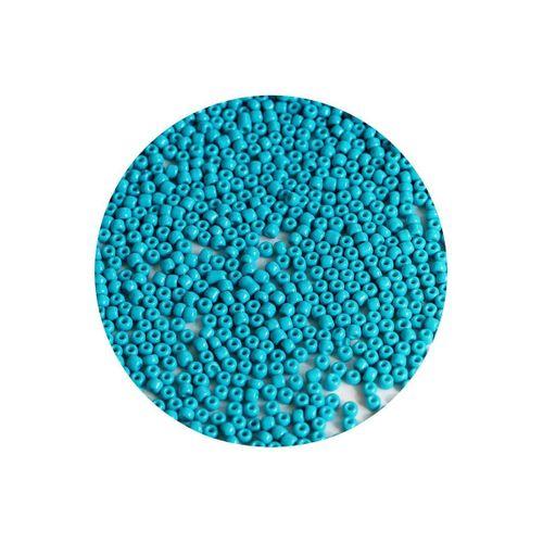 Turquaz Mavi Renk 4 mm Yaklaşık 660 adet / 60 gram Cam Boncuk Oya Yazma Bileklik ve Kolye