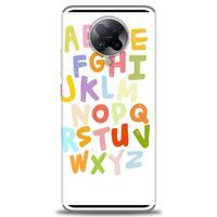 Xiaomi Poco F2 Pro Kılıf HD Baskılı Kılıf - Alfabe + Tam Ekran Koruyucu