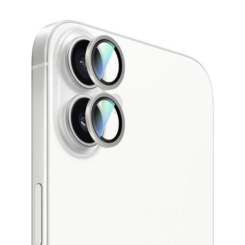 Apple iPhone 16 Plus CaseWorld Alloy Two-Color Serisi Lens Koruyucu