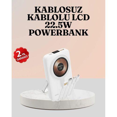 Kablosuz Ve Kablolu Şarj Destekli Taşınabilir Powerbank