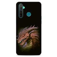 Oppo Realme 5 Pro Kılıf Dragons (18) Telefon Kılıfları Kahverengi Ejderha