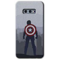 Samsung Galaxy S10e HD Baskılı Kılıf + 9D Tam Ekran Koruyucu - Captain Avenger