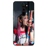 Xiaomi Redmi Note 8 Pro Uyumlu Kılıf Harley Quinn (23) Ultra Koruma Kılıfı Kırmızı-menekşe
