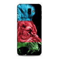 Samsung Galaxy J6 Plus Uyumlu Kılıf Azarbaijan (24) Darbe Emici Kılıf Bayrak Aslan