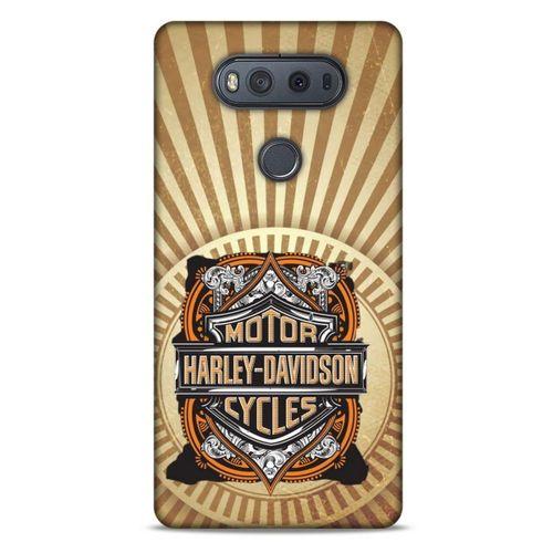 LG K61 Uyumlu Kılıf Motorsiklet (5) Koruma Kabı Harley Davidson
