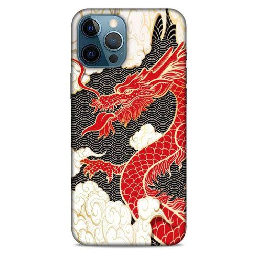 Apple iPhone 12 Pro Max Kılıf Japonya (6) Silikon Kılıf Ejderha
