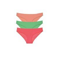 3 Adet Süper Eko Set Likralı Kadın Slip Külot 543