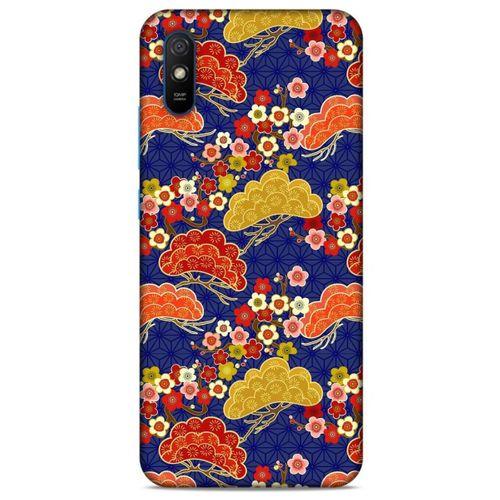 Xiaomi Redmi 9A Kılıf Japonya (50) Shockproof Kılıf Renkli Çiçekler