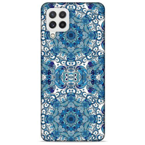 Samsung Galaxy A22 Uyumlu Kılıf Mavi Delisi (32) Soft Silikon Kılıf Motif