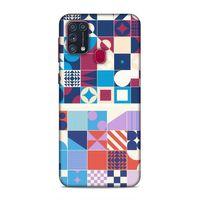 Samsung Galaxy M31 Uyumlu Kılıf Insomnia (5) Koruma Kabı Lacivert Kırmızı